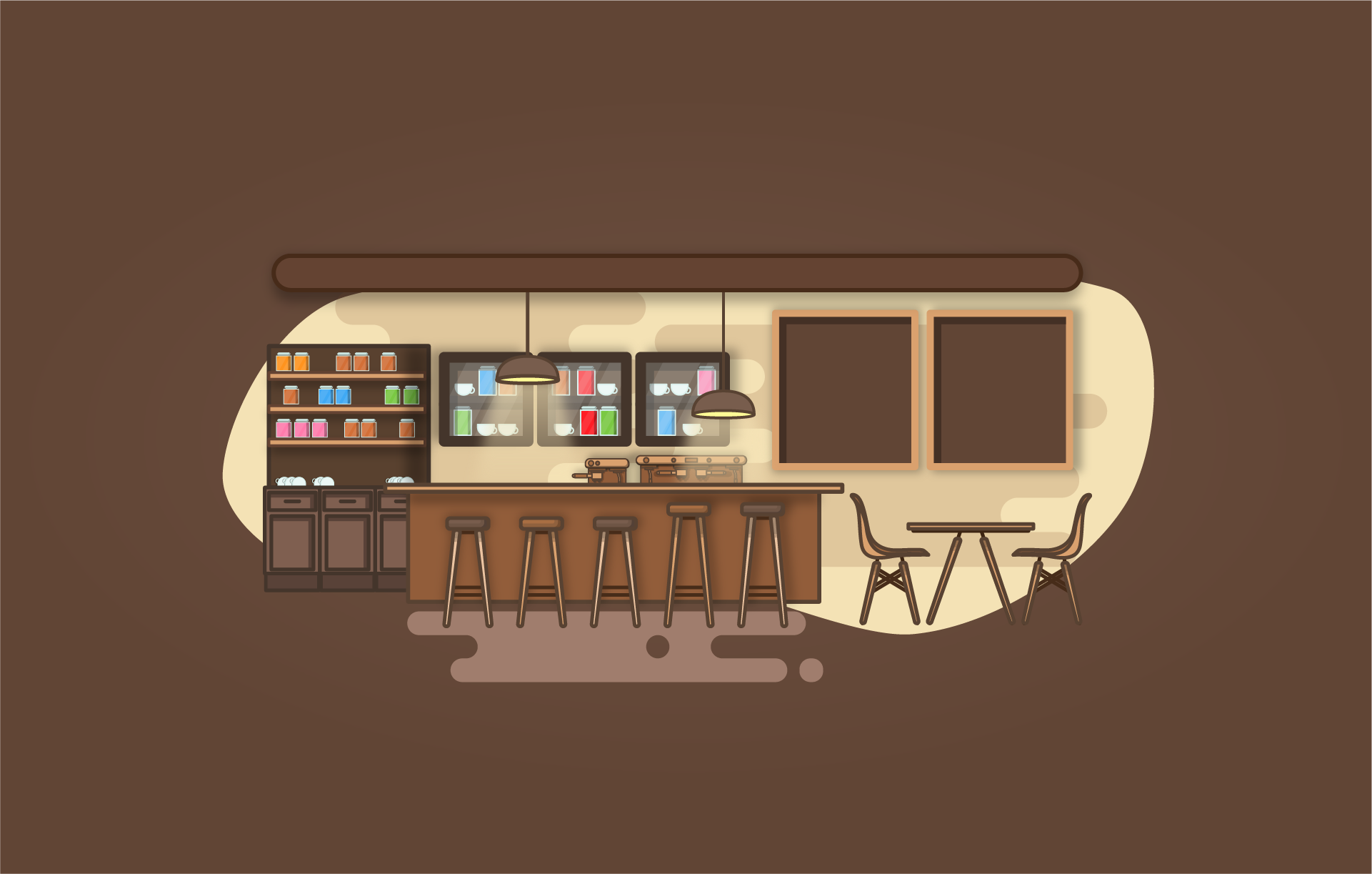Coffee Illustrations Interior