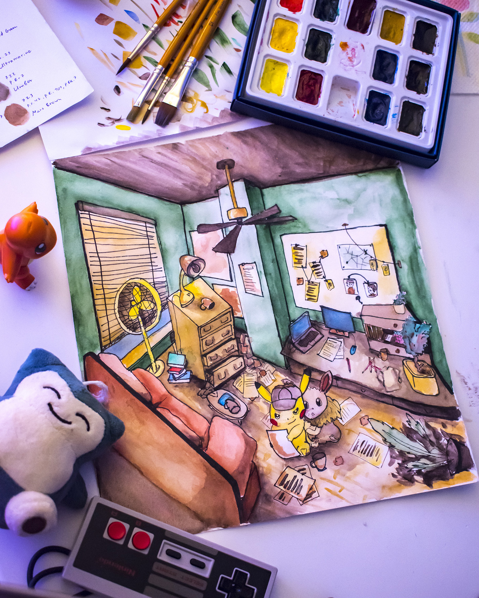 Detective Pikachu Artwork Showcase