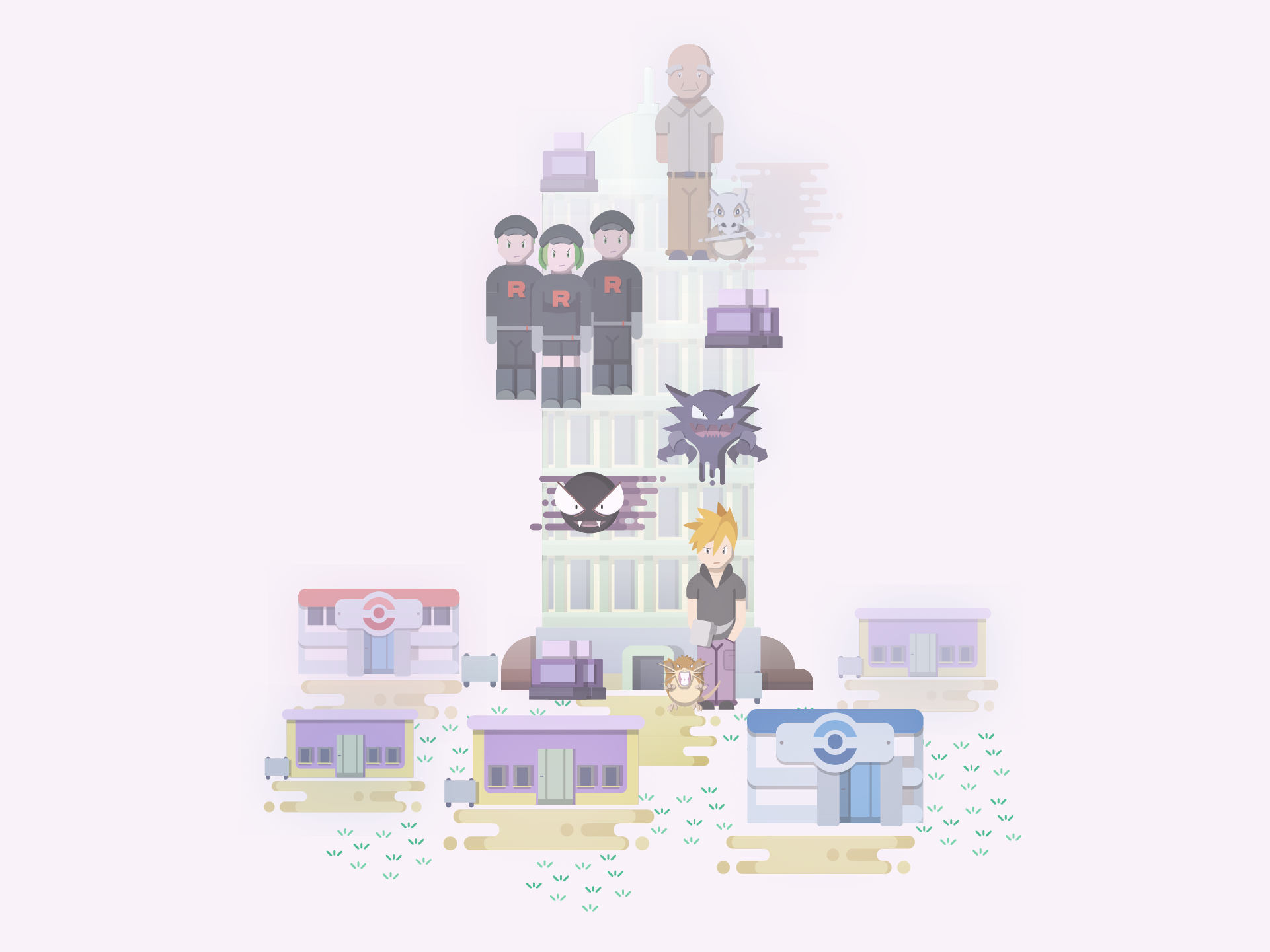 Lavender Town, Pokemon