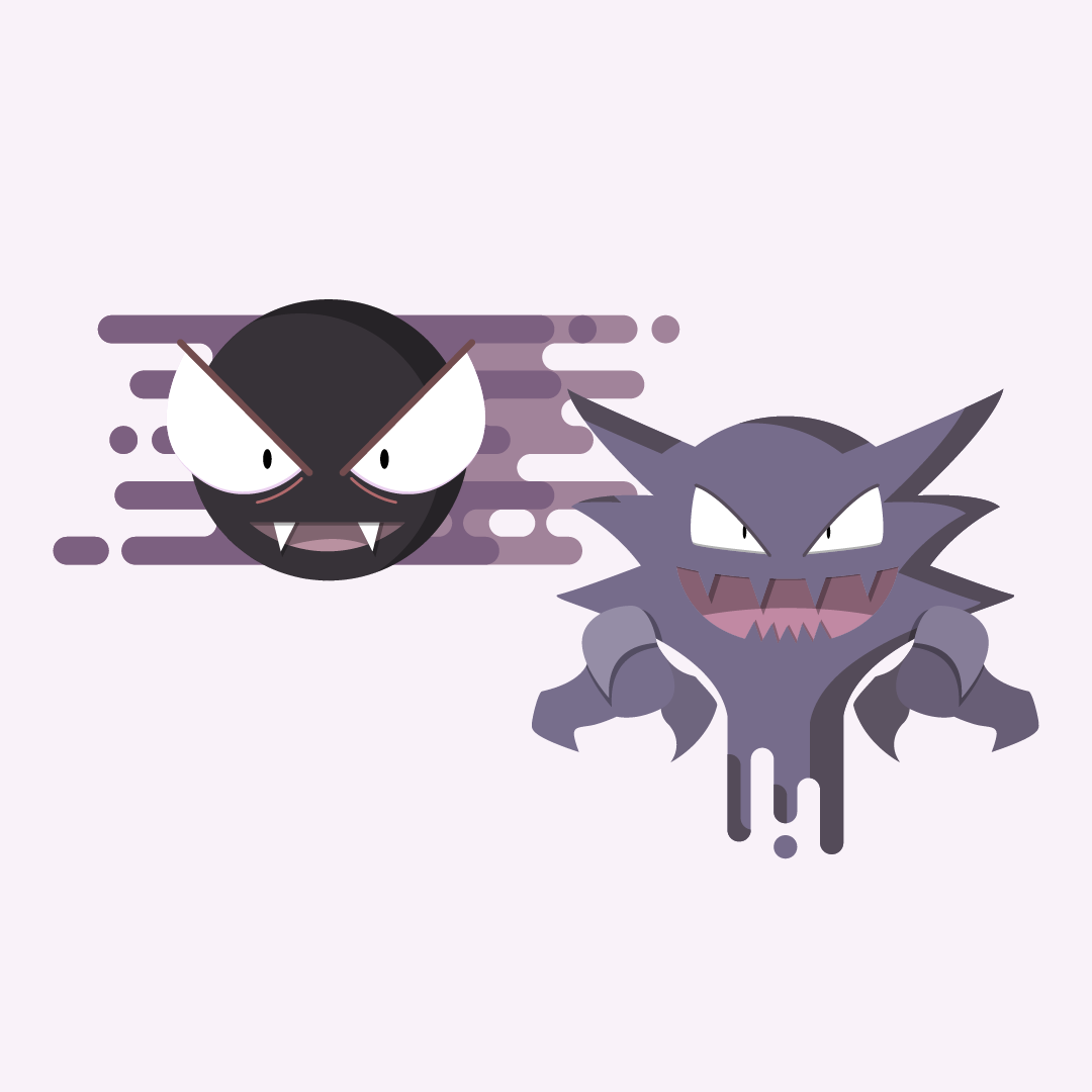 Lavender Town Spooky Ghosts