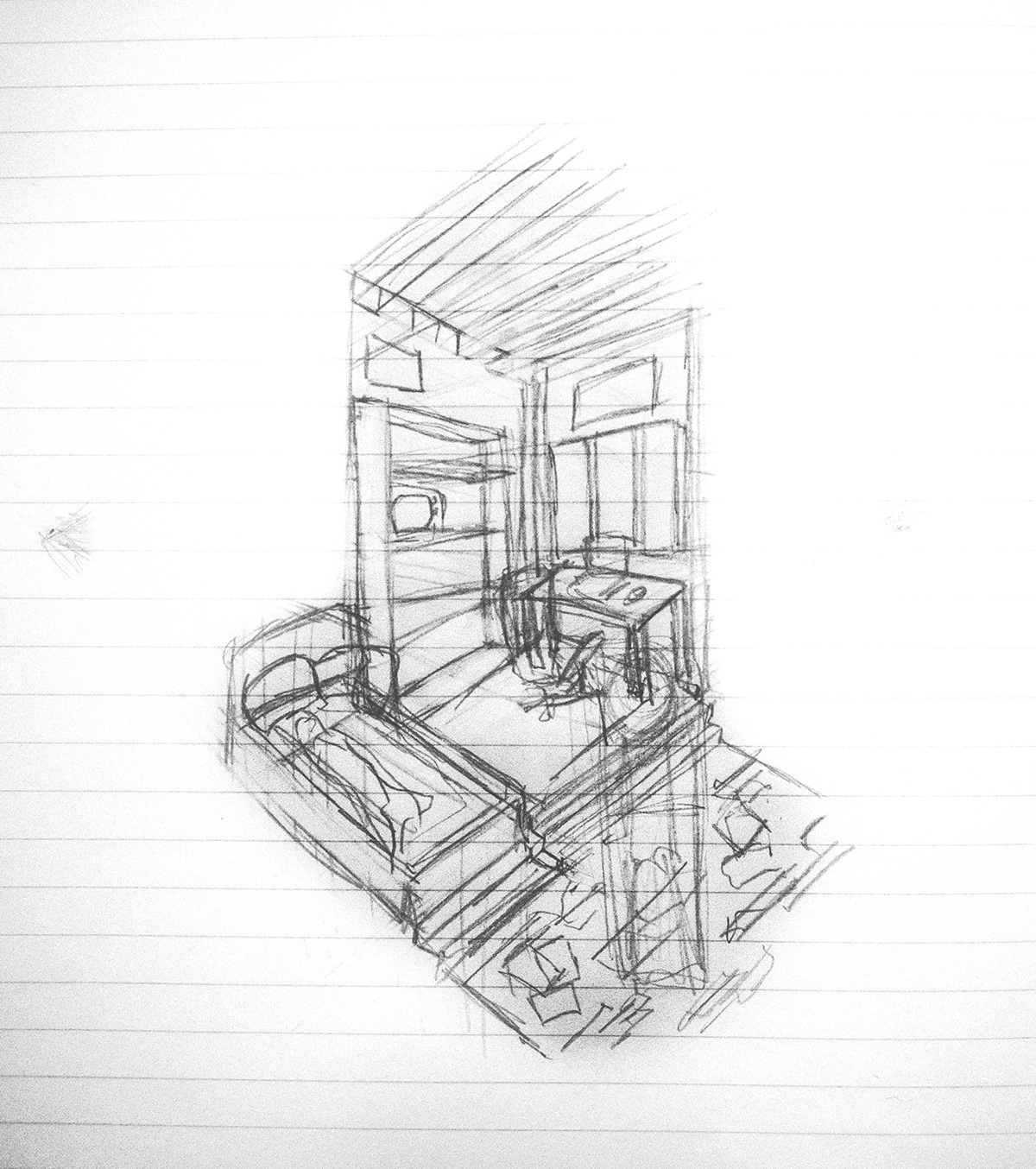 A Cozy Space Sketch