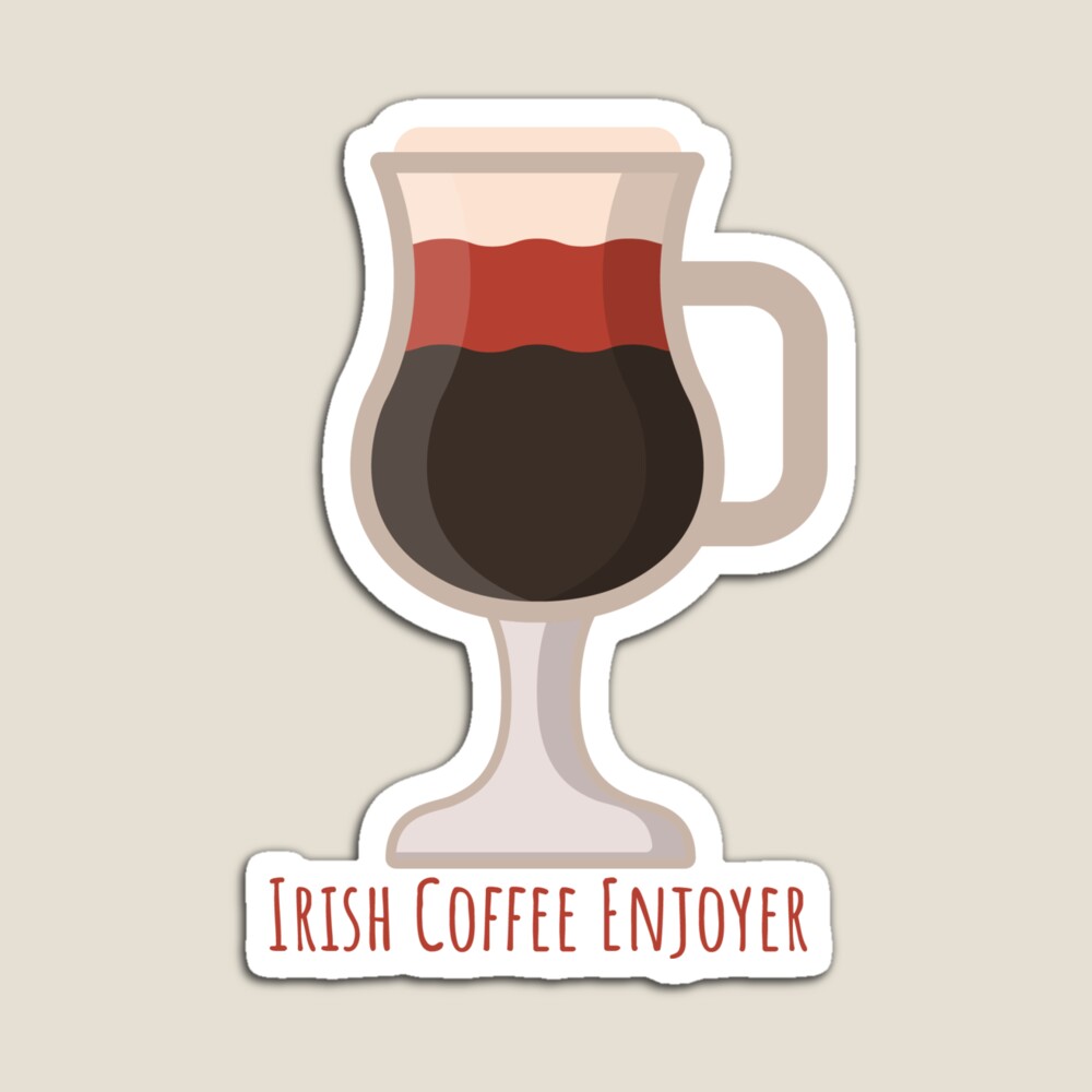 Coffee Irish Enjoyer Sticker