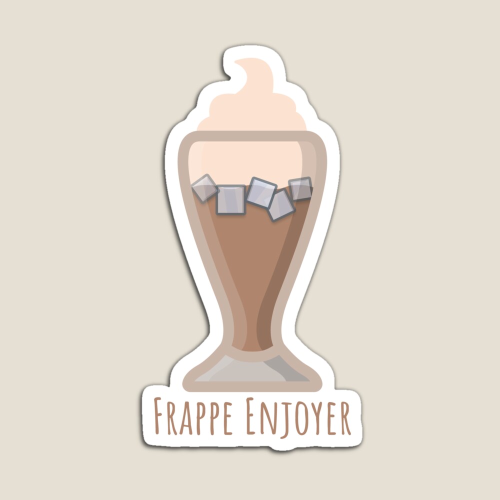 Coffee Frappe Enjoyer Sticker